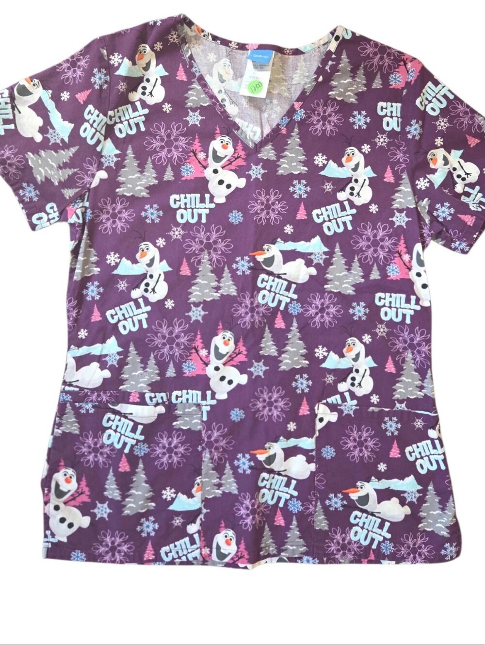Olaf Scrub Top